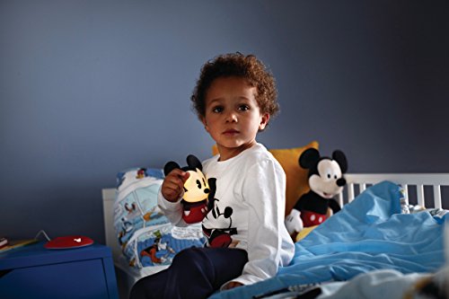 Philips Disney Micky Maus LED Nachtlicht, schwarz/rot, 717093016 - 9