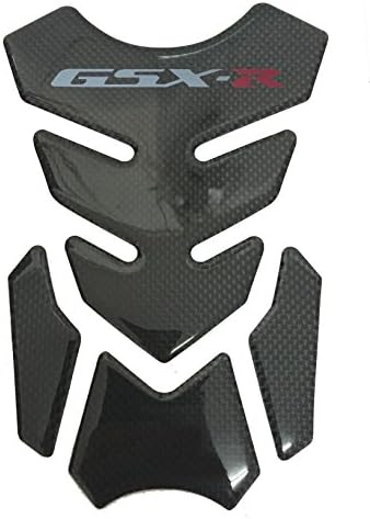 8.6" Real Carbon Fiber Fuel Gas Tank Protector Pad For GSXR Gixxer 600 750 1000 Z