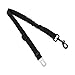 Produktbild Gopsyc Durable Dog Seat Belt - Verstellbarer Haustier-Hundekatze-Auto-Sicherheitsgurt mit elastischem Nylon-Bungee-Puffer für Schock-Abschwächung Heavy-Duty Leads Harness für Autos Fahrzeug - Schwarz
