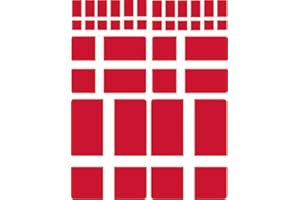 DYKGRAAF 10 Stück Flaggen Aufkleber Dänemark Set Sticker Danmark Autoaufkleber - Offsetdruck