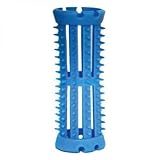 SKELOX Plastic Hair Rollers/ Curlers 12 x 20mm Blue + Free Pins!