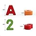 YIXIN Set of 2 Wooden Shape Sorter 26-Alphabet and Counting Number with English Letter Sorting Toy with Tray for Early Mathematics Learning for 3 Years Old