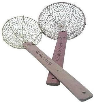 8 diameter Bamboo Skimmer/Strainer by Wok Shop