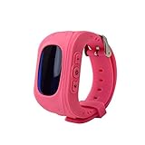 Kinder Smart Watch | Smartwatch| Armbanduhr | GPS, Telefon, Sprachnachrichten, Standortlokalisierung per App, Ortung, Tracker | Kein Handy notwendig - verwendbar mit Micro SIM Karte (Pink)