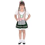 100% polyester WIDMANN Disfraz de Tirolesa Karen para niña T-4/5 años