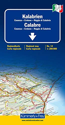 Download Calabre (avec plans de Cosenza, Crotone, Reggio di Calabria) - Carte régionale, routière et touristique - Italie (échelle : 1/200 000) Download Calabre (avec plans de Cosenza, Crotone, Reggio di Calabria) - Carte régionale, routière et touristique - Italie (échelle : 1/200 000)