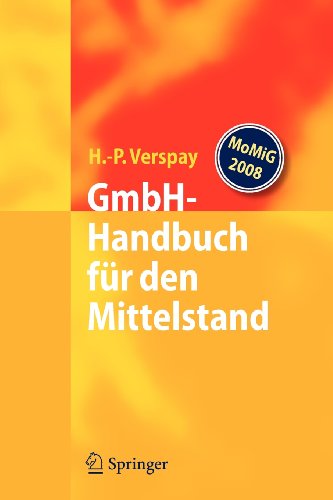 Gmbh Handbuch Fur Den Mittelstand German Edition Heinz Peter Verspay Pdf Alannopu