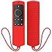 Produktbild YOCOWOCO Leichte Rutschfeste Stoßfeste Silikon Schutzhülle für Fire TV mit 4K HD Alexa Sprachfernbedienung/Fire TV Stick mit Alexa Sprachfernbedienung,Rot