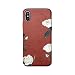 Produktbild GUYISJK Handy Shell Literarische Retro Flower X XS Max Xr 7 Plus Geprägte Soft Shell 8P 6S Damen Handy Schutzhülle, X XS Wein Rote Und Weiße Rose Seide Seide