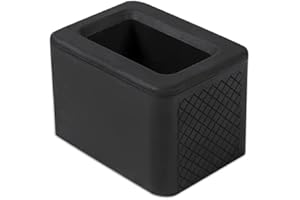 ISKIP Car Seat Belt Buckle Holder, Booster Seatbelt Retainer Silicone Seat Belt Card Bracket Holder-Makes Receptacle Stand Upright for Easily Buckling (Black)