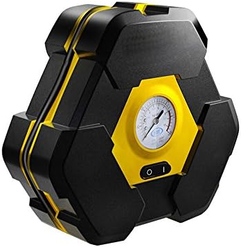 ANFAY Tyre Inflator Air Compressor Car Tyre Pump Portable Electric Digital LCD With LED Light 12V DC 150 PSI For Bicycle Tires Balls Swim Rings Toys