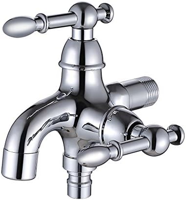 All copper/washing machine/nozzle/DOUBLE/MOP pool/faucet/One inlet/two out/tee/single cold/faucet