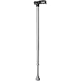 Tynor Walking Stick L Type, Silver, Universal Size, 1 Unit