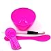joyliveCY Lady Face Beauty Skin Care Mask Mixing Bowl Stick Brush Gauge 6 In 1 Set DIY Compressed Facial Mask Bowl