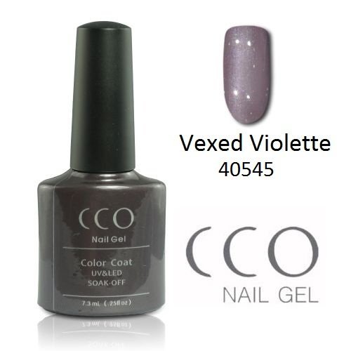 Vexed Violette - silver-lilac shimmer CCO UV LED Nail Gel Polish Shellac Varnish Professional Nails Soak Off