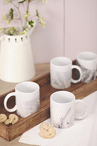 2er-Pack VBS Kaffebecher Kaffe-Tasse Porzellan weiß Pott Tee Küche Restaurant Tassen Becher - 5