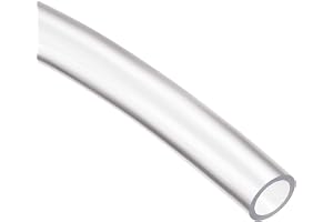 QUARKZMAN 8mm x 10mm 3 fötter Transparent Vinyl Tube x 1st Flexibel plast slang för industriellt jordbruk teknik, [PVC]