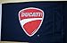 Price comparison product image Ducati Black Logo Flag 3' x 5' Indoor Outdoor Deluxe Motorcycle Banner by Car Flags