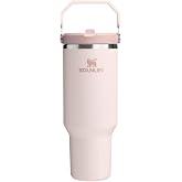 Stanley The Iceflow&trade; Flip Straw Tumbler 30 Oz | Rose Quartz Pipetli Termos Bardak 0,89 Litre