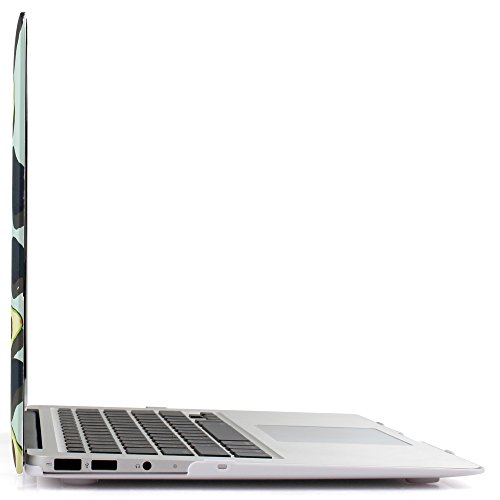 iDOO MacBook Schutzhülle / Hard Case Cover Laptop Hülle [Für MacBook Air 13 Zoll: A1369/A1466] – matt, Avocados - 4