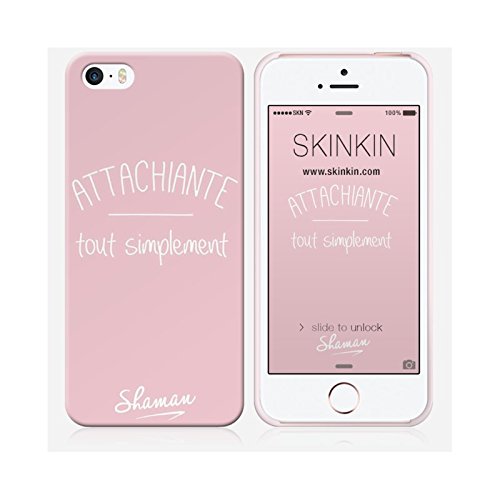 Preisvergleich Produktbild Skinkin Schutzhülle für iPhone SE - Originaldesign:„Attachiante“ von Shaman