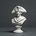 Produktbild Friedrich II Skulptur aus hochwertigem Zellan, Friedrich der Große, Alter Fritz echte Handarbeit Made in Germany, Büste in weiß, 16cm