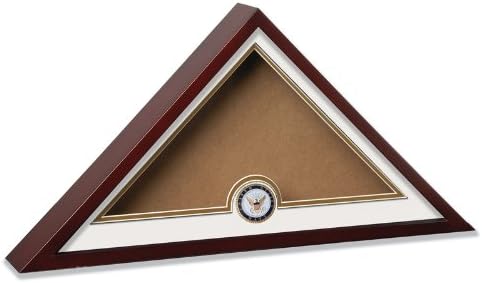 Allied Frame US Navy Interment American Burial Flag Display Case with Official Navy Medallion