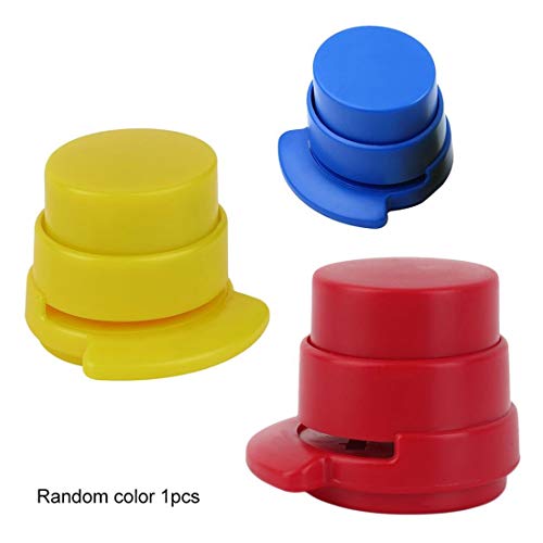 vbncvbfghfgh Superior 1 piezas grapadora de oficina grapadora sin grapas sin grapas encuadernación de papel para el hogar clip de papel elegante papelería de oficina en el hogar