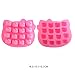 Produktbild LIKECAR Hallo Miezekatze Form Fondant Kuchen Pan Silikon Form Zuckerfertigkeit Backform Kuchen Dekoration Plätzchen-Süßigkeit Seifen-Gelee-Eis-Würfel-Cooking Tools Rosa 18.2*15.7*2.3cm