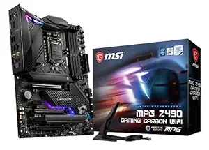 MSI MPG Z490 Gaming Carbon Wi-Fi ATX Gaming Motherboard