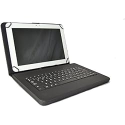 Theoutlettablet® Funda con Teclado en español (Incluye Letra Ñ) para Tablet Lenovo Tab 2 A10-30 X30F 10.1"