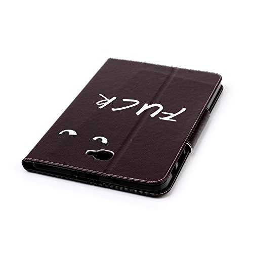 für Samsung Galaxy Tab A 10.1 Hülle Auge Fuck Muster,SKYXD [Auto Schlaf/Wach Funktion] PU Folio Klappbar Schutzhülle [Standfunktion/Brieftasche Kartenfach/Magnet] Klapphülle mit [Eule Handyanhänger + Eingabestift] 3 in 1 Zubehör Handy Tasche Etui for Samsung Galaxy Tab A 10.1 Zoll T580N T585N Bookstyle Flip Case Leather Cover With [Stylus and Dust Plug] - 7