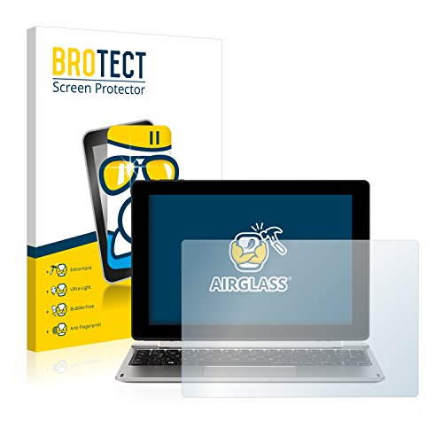 BROTECT AirGlass Flexible Glasfolie für Medion Akoya E1239T (MD 60195) Schutzfolie, Glas Folie – Extrahart, Ultraleicht