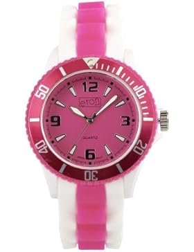 Eton Unisex-Armbanduhr Analog Silikon weiß 3014J-PK