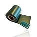 Produktbild HSM Zaun Sichtschutz Blende Zaunfolie Sichtschutzstreifen 19cm x 35m aus hochwertigem PVC als Windschutz inkl. 20 Befestigungsclips GRÜN