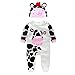 Koly Newborn Baby Clothing Sets Animal Rompers With Hat Long Sleeve Jumpsuits