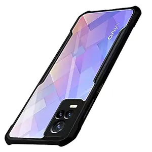 TheGiftKart Back Cover for Vivo Y73 (TPU, PC | Transparent)