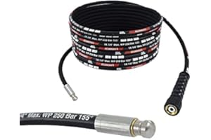 KASTOR 30 m M22 250 bar wąż do czyszczenia rur Kärcher HD HDS myjka wysokociśnieniowa dysza