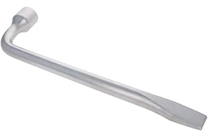 Utoolmart Chiave a bussola con estremità scanalata a forma di L, 21 mm, in acciaio 45 mm, strumento di riparazione in metallo per auto, compatibile con 1 pezzo