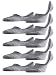 Produktbild FALKE Herren Socken Step Invisible Füßlinge im 5er Pack I hellgrau meliert I 43-44