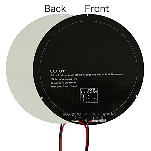 Anycubic 240mm 3D Drucker Rund Aluminium Heatbed mit Kabel für MK3 Delta Rostock Hot Plate - 5