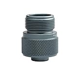 El adaptador simplemente se enrosca en el recipiente de propano para acampar y su estufa o estufas introduce roscas de extremo en el adaptador de gas.