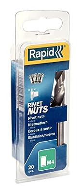 RAPID Ecrous a sertir M4 20 pcs