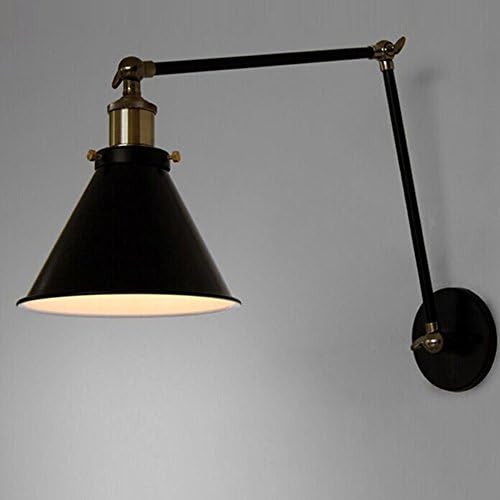 William 337 E27 Vintage Industrial Wall Lamp Loft Creative Swing Arm Sconce Balcony Stair Porch Restaurant Bar Bedroom Wall Light Home Light