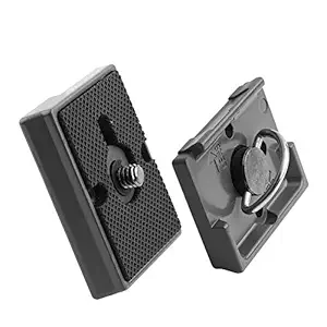 Quick Release Plate,1/4 Screw Hole Quick Release Plate Camera Fit Plate Compatible for Manfrotto 200PL-14