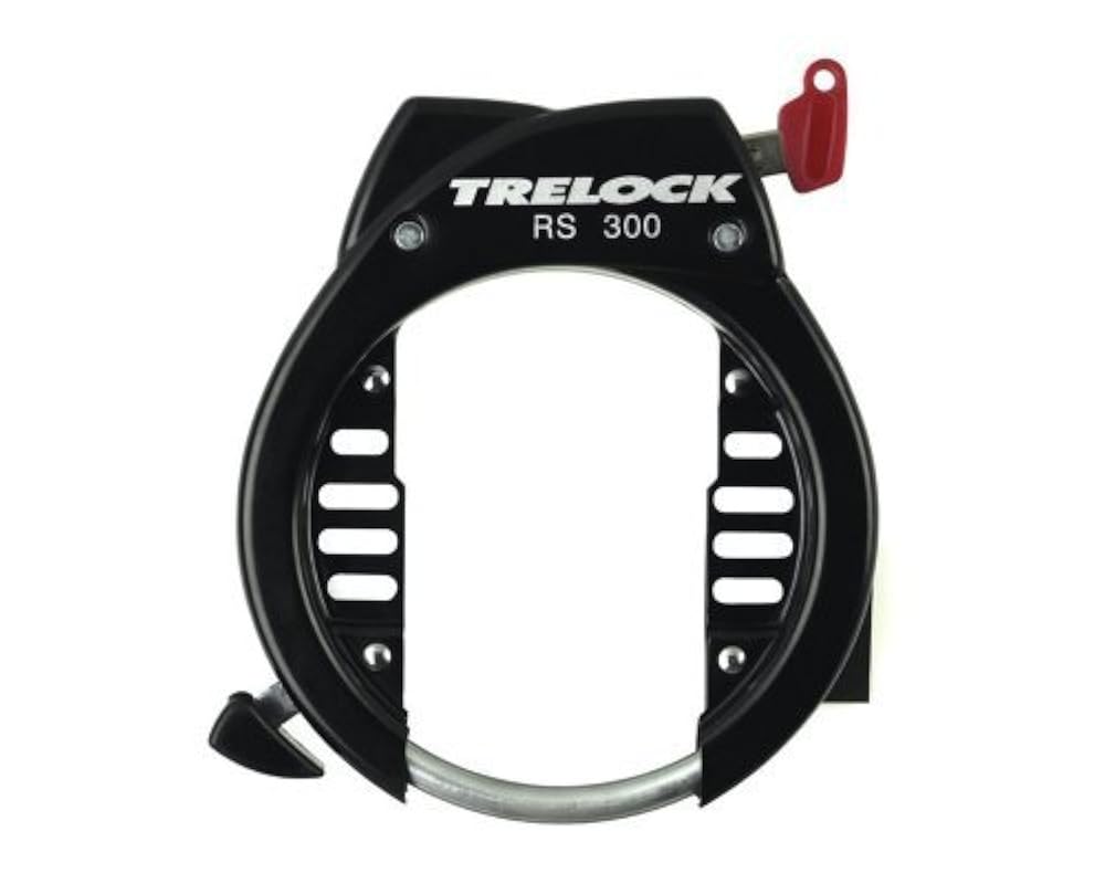TRELOCK Rahmenschloss RS 300 AZ 9 mm, schwarz