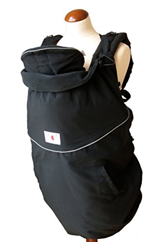 Manduca 199-41-13-001 Tragecover Deluxe, wasserdichtes Wintercover, schwarz - 2