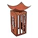 Produktbild Unbekannt Feuer-Schale Säule Rost-Optik Feuerturm Dekoration 76. cm Vintage
