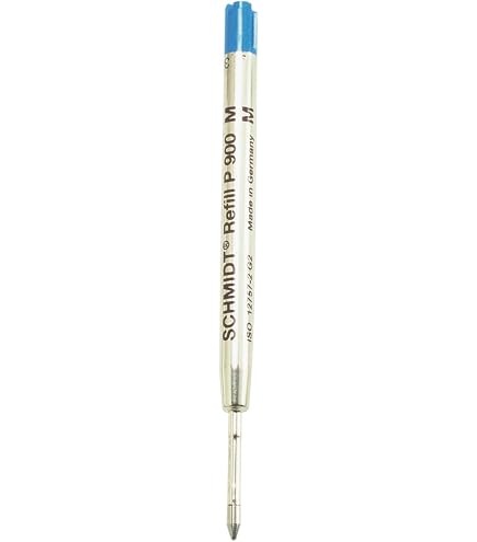 Lanier Combo Pack – Confezione da 3 – Schmidt P900 M Parker Style Refill per penna a sfera, 1 viola, 1 magenta, 1 turchese punta media