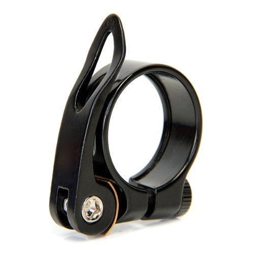 Preisvergleich Produktbild Sonline Fahrrad Sattelklemme Sattelst¡§tzenklemme MTB Rennrad Aluminium 34,9mm Schwarz